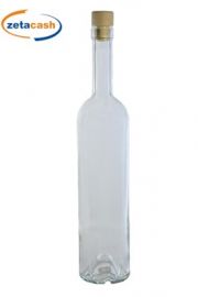 BOTTIGLIA IN VETRO TRASPARENTE BORA IMAGE DA 700 CC T S