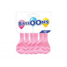 PALLONCINI IN LATTICE ROSA 10 PEZZI