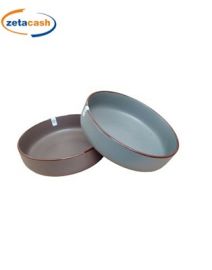 PIATTO FONDO IN CERAMICA LINEA JULES D19XH5 2COL ASS