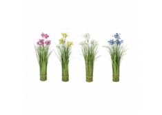 COMPOSIZIONE FLOREALE VIOLE 6 D. X 45 CM