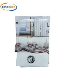 TENDA BOSTON 1 PANNELLO 8 ANELLI 140X280CM RICAMATA ASS