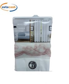 TENDA MOSCOW 1 PANNELLO 8 ANELLI 140X280CM RICAMATA ASS