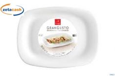 VASSOIO RETTANGOLARE BIANCO GRANGUSTO BORMIOLI ROCCO