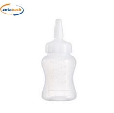BOTTIGLIA SQUEEZE MINI 90ML IN PLASTICA BIANCA