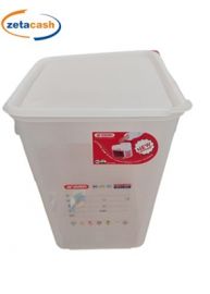 CONTENITORE QUADRATO IN POLIPROPILENE 22LT