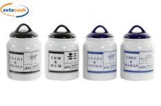 BARATTOLO IN CERAMICA CON COPERCHIO