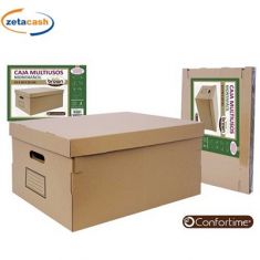 CONTENITORE IN CART MULTIUSO MARRONE 53X40XH26 CM