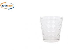 BICCHIERE VETRO 6 PEZZI ROCK DIAMANTS 290CC