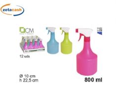 SPRUZZINO PLASTICA 800 ML COL ASS