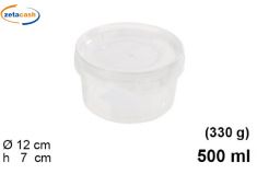 CONTENITORE TONDO IN PLASTICA MULTIUSO