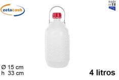 BOTTIGLIONE ROTONDO MULTIUSO IN RATTAN 4 LT