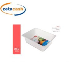 VASCHETTA BIANCA IN PLASTICA CM 32X26X10.