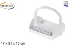 PORTATOVAGLIOLI IN PLASTICA BIANCO 17X21X18CM