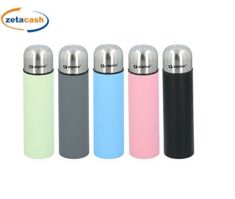 BORRACCIA TERMOISOLANTE ALPINA ACCIAIO INOX 480ML COL ASS