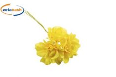 FIORE A ROSA 36 PEZZI GIALLI 4 CM