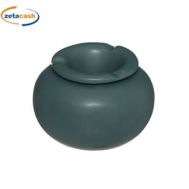 Posacenere In Ceramica Con Faccina Sorridente – Formato Quadrato 12x12cm, 4 Tacche Per Sigarette, Vetro Trasparente Extra Spesso, Per Bar, Pub, Casa E Ufficio - 2
