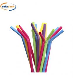 Cannucce di plastica, lunghe e corte, da bar, vari colori