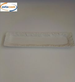 Vassoio in marmo naturale con bordo smerlato, vassoio decorativo quadrato di lusso fatto a mano, vassoio decorativo per bancone, comò, comodino e decorazioni per la casa (travertino beige