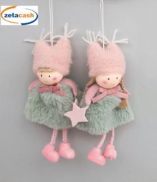 Mud Pie Asciugamano Da Cucina In Cotone Per Ringraziamento Con Applique Tacchino A Gambe Pendenti E Frange, 53x35 Cm