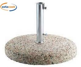 Base Per Ombrellone In Graniglia Venezia &ndash; Diametro 45 Cm &ndash; Colore Fantasia