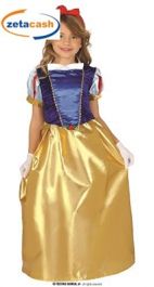 W WIDMANN MILANO Party Fashion Costume Da Principessa Per Bambina - Abito Lungo E Tiara Argentata, Taglia 116 Cm (4-5 Anni)