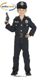 Mineup Costume Poliziotto Bambino, 13pcs Police Costume Bambina Con Manette Walkie-talkie Binocolo, Vestito Poliziotto Bambino, Polizia Vestito Accessori Per Halloween Bambini Cosplay Carnevale